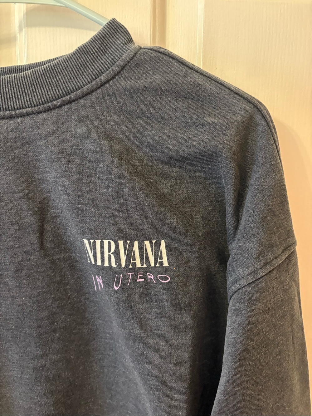 H&M Divided Nirvana In Utero Oversized Sweatshirt